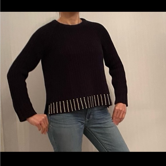 Michael Kors navy knit sweater - Picture 5 of 7